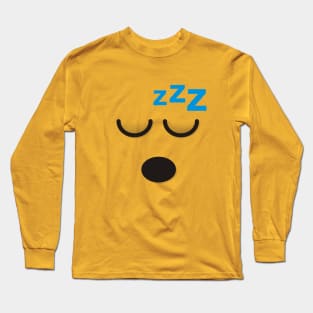 Sleeping Face Long Sleeve T-Shirt